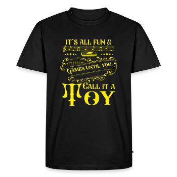 Harmonica Until You Call It Toy Harmonicist Gift - Männer Premium Bio T-Shirt - Schwarz - Vorne - Nico (187cm)
