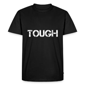 Blanc dur - T-shirt Premium bio Homme - noir - Devant - Nico (187cm)