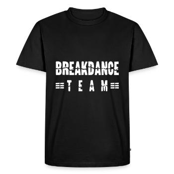 Équipe de breakdance - T-shirt Premium bio Homme - noir - Devant - Nico (187cm)