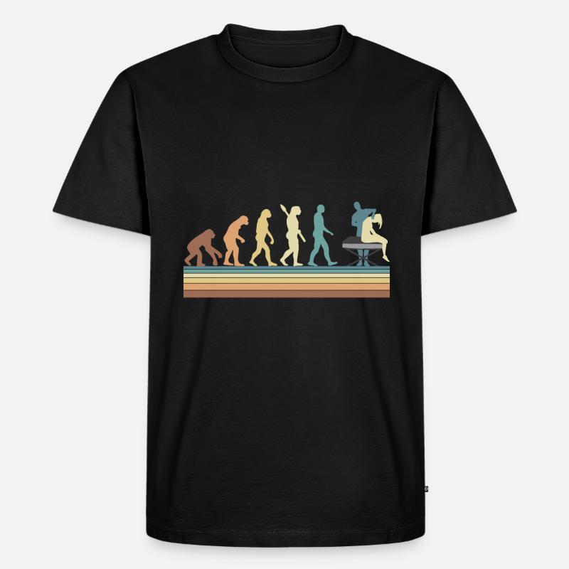 Evolution Physiotherapy Chiropractic - Männer Premium Bio T-Shirt - Schwarz