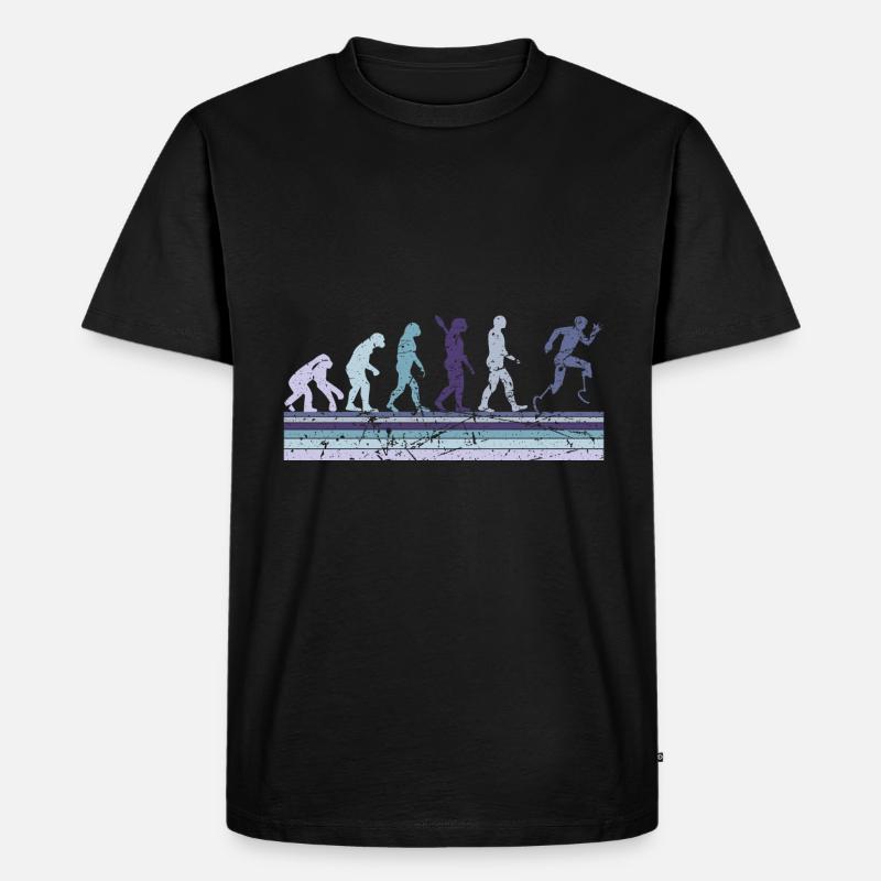 Évolution du Para Running - T-shirt Premium bio Homme - noir