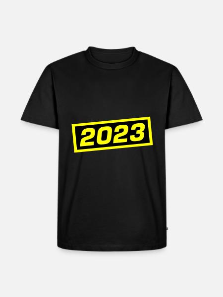 2023 year - Men's Premium Organic T-Shirt - black