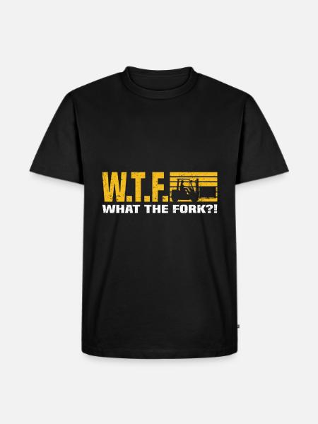 Forklift - Men's Premium Organic T-Shirt - black
