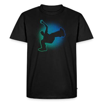 Bgirl Bboy Hiphop Breakdance Break Dance - Men's Premium Organic T-Shirt - black - Front - Nico (187cm)