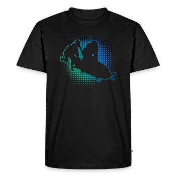 Bobsleigh Ride Bob Two-Man Bobsleigh Men Women's Bobsleigh Track - Men's Premium Organic T-Shirt - black - Front - Nico (187cm)