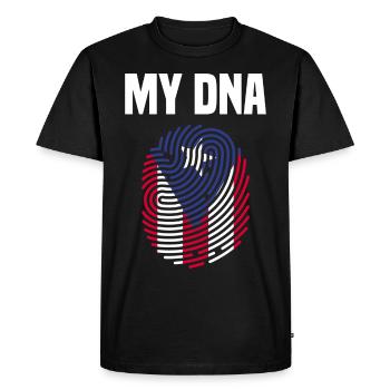 | porto rico Idées cadeaux pour le drapeau portoricain - T-shirt Premium bio Homme - noir - Devant - Nico (187cm)