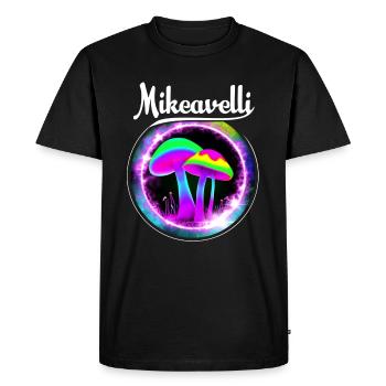 Mikeavelli Pilz - T-shirt Premium bio Homme - noir - Devant - Nico (187cm)