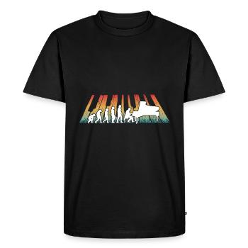 Evolution Piano Musicien Clavier Orchestre - T-shirt Premium bio Homme - noir - Devant - Nico (187cm)