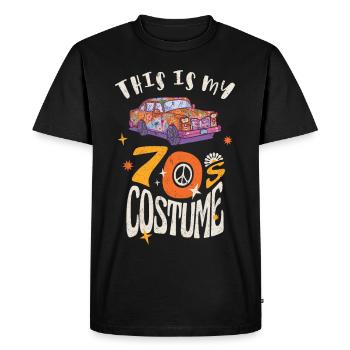 This is my 70s Costume Grunge effect - Men's Premium Organic T-Shirt - black - Front - Nico (187cm)