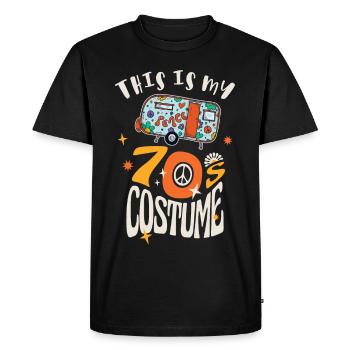 This is my 70s Costume - Men's Premium Organic T-Shirt - black - Front - Nico (187cm)