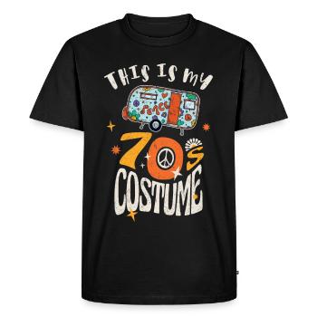 This is my 70s Costume Grunge effect - Men's Premium Organic T-Shirt - black - Front - Nico (187cm)