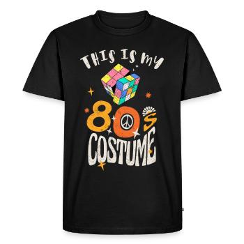 This is my 80s Costume Grunge effect - Men's Premium Organic T-Shirt - black - Front - Nico (187cm)