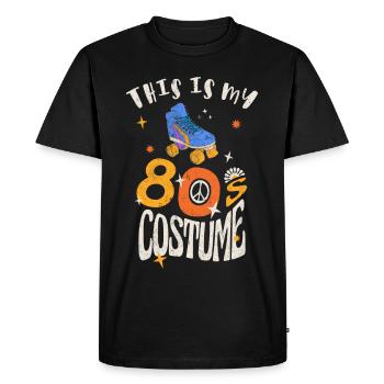 This is my 80s Costume Grunge effect - Men's Premium Organic T-Shirt - black - Front - Nico (187cm)