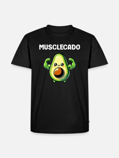Musclecado - Men's Premium Organic T-Shirt - black