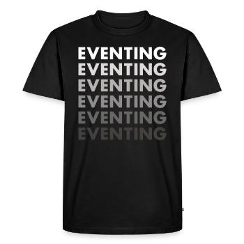 Rider Eventing - Men's Premium Organic T-Shirt - black - Front - Nico (187cm)