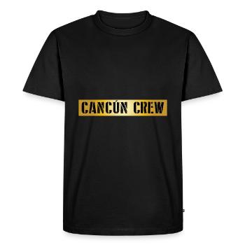 Équipage Cancun - T-shirt Premium bio Homme - noir - Devant - Nico (187cm)