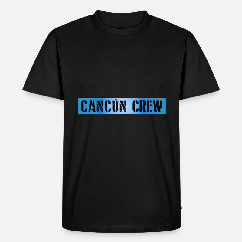 Cancun Crew - Männer Premium Bio T-Shirt - Schwarz