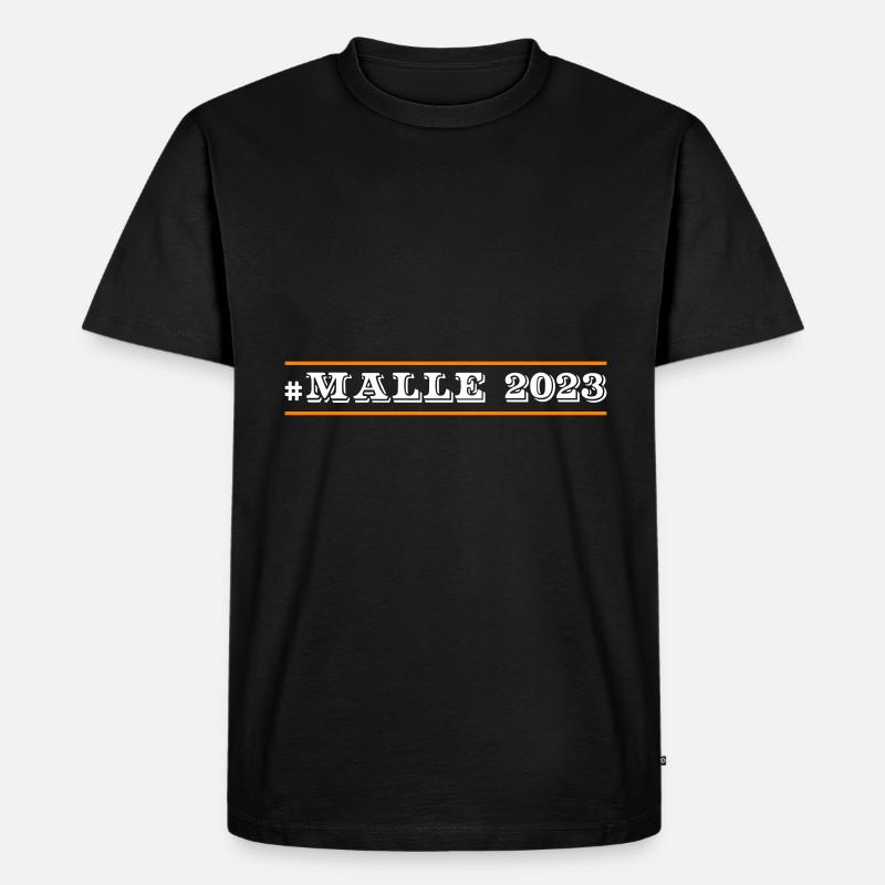 Malle 2023 - Männer Premium Bio T-Shirt - Schwarz