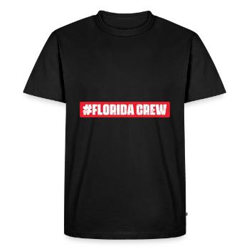 Équipage de Floride - T-shirt Premium bio Homme - noir - Devant - Nico (187cm)