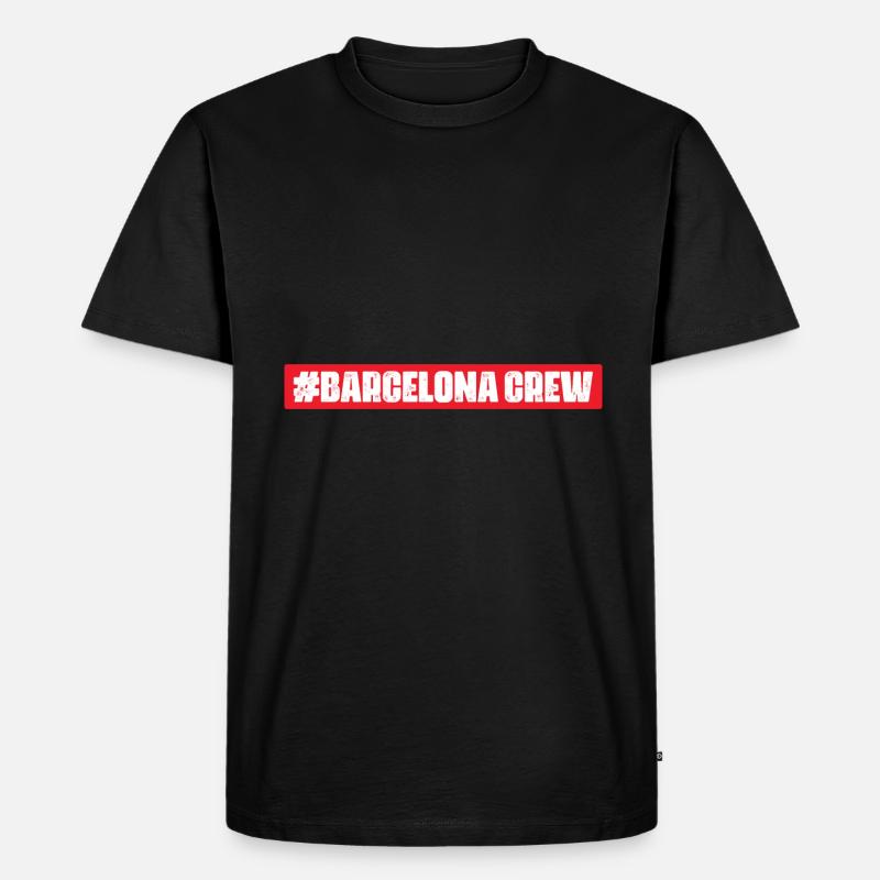Équipage de Barcelone - T-shirt Premium bio Homme - noir