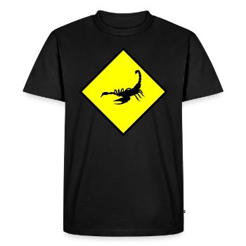 Scorpion - T-shirt Premium bio Homme - noir - Devant - Nico (187cm)