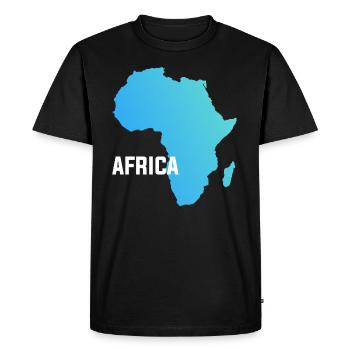 Africa - T-shirt Premium bio Homme - noir - Devant - Nico (187cm)