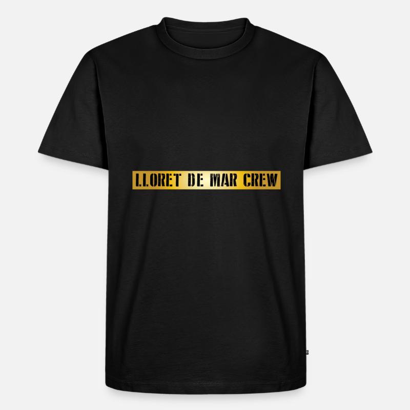 Lloret De Mar Crew - Männer Premium Bio T-Shirt - Schwarz
