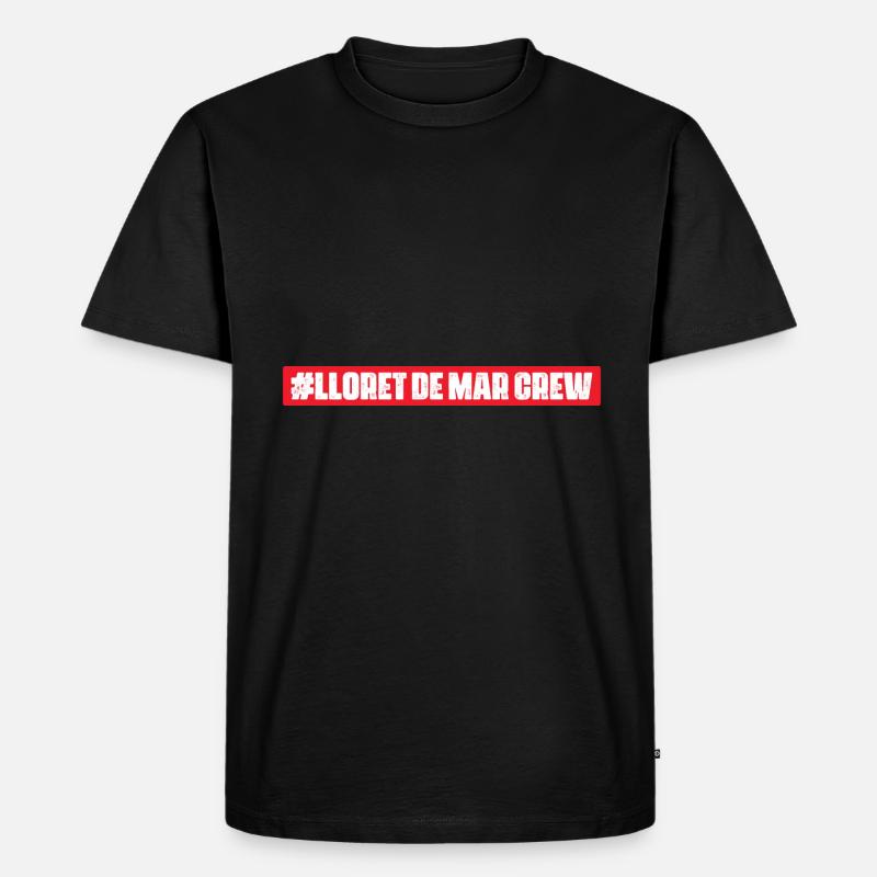 Lloret De Mar Crew - Männer Premium Bio T-Shirt - Schwarz