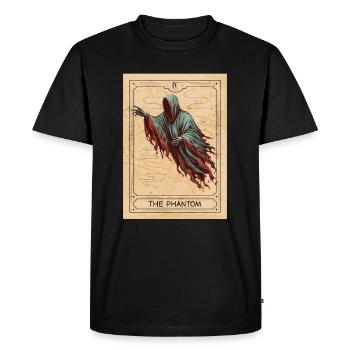 Fantôme Halloween Fantôme Carte de Tarot Fantôme Fantôme Effrayant - T-shirt Premium bio Homme - noir - Devant - Nico (187cm)