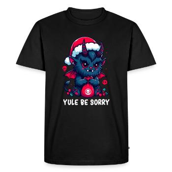 Krampus Christmas - Krampus Evil - Krampus Xmas - Men's Premium Organic T-Shirt - black - Front - Nico (187cm)