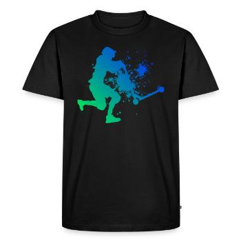 Trottinette acrobatique Trottinette acrobatique Trottinette pour homme - T-shirt Premium bio Homme - noir - Devant - Nico (187cm)