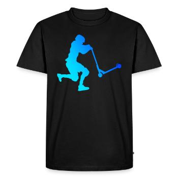 Scooter cascadeur scooter cascadeur scooter cascadeur - T-shirt Premium bio Homme - noir - Devant - Nico (187cm)