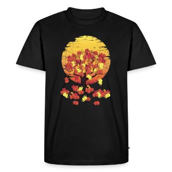 Cat Tree - Men's Premium Organic T-Shirt - black - Front - Nico (187cm)