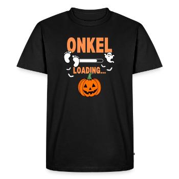 Uncle Loading Halloween - Men's Premium Organic T-Shirt - black - Front - Nico (187cm)