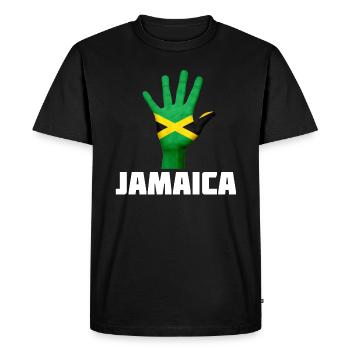 Jamaïque - T-shirt Premium bio Homme - noir - Devant - Nico (187cm)