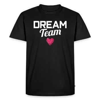 ÉQUIPE DE RÊVE - T-shirt Premium bio Homme - noir - Devant - Nico (187cm)