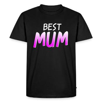 BEST MUM - T-shirt Premium bio Homme - noir - Devant - Nico (187cm)