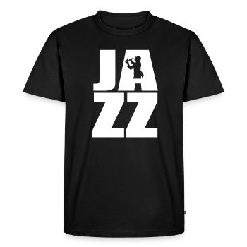 jazz - T-shirt Premium bio Homme - noir - Devant - Nico (187cm)