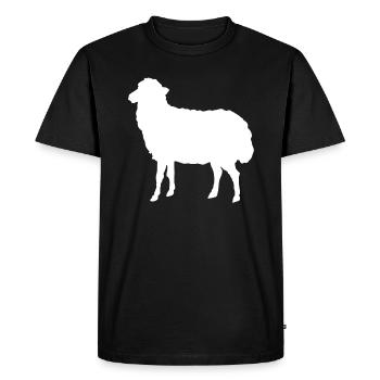 Cadeau de mouton fermier ferme de moutons fermier - T-shirt Premium bio Homme - noir - Devant - Nico (187cm)