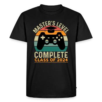 Classe Complète De Niveau Master De 2024 - Bachelor - T-shirt Premium bio Homme - noir - Devant - Nico (187cm)