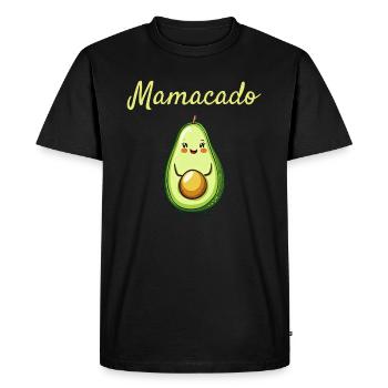 Mamacado - Drôle d’avocat Design - T-shirt Premium bio Homme - noir - Devant - Nico (187cm)