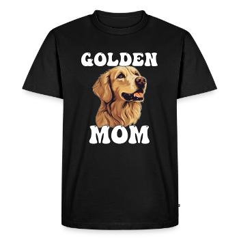 Golden Mom - Men's Premium Organic T-Shirt - black - Front - Nico (187cm)