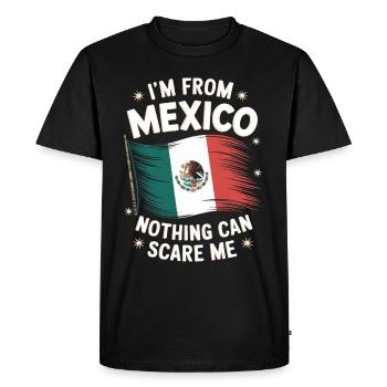 Mexique Mexique Mexicain Espagnol - T-shirt Premium bio Homme - noir - Devant - Nico (187cm)