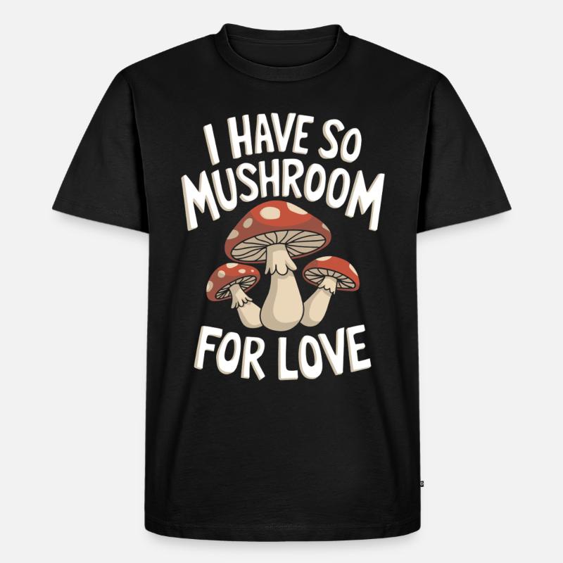 Champignons Champignons Champignon Champignon - T-shirt Premium bio Homme - noir
