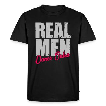 Danse de salsa dansant latin dance latin man - T-shirt Premium bio Homme - noir - Devant - Nico (187cm)