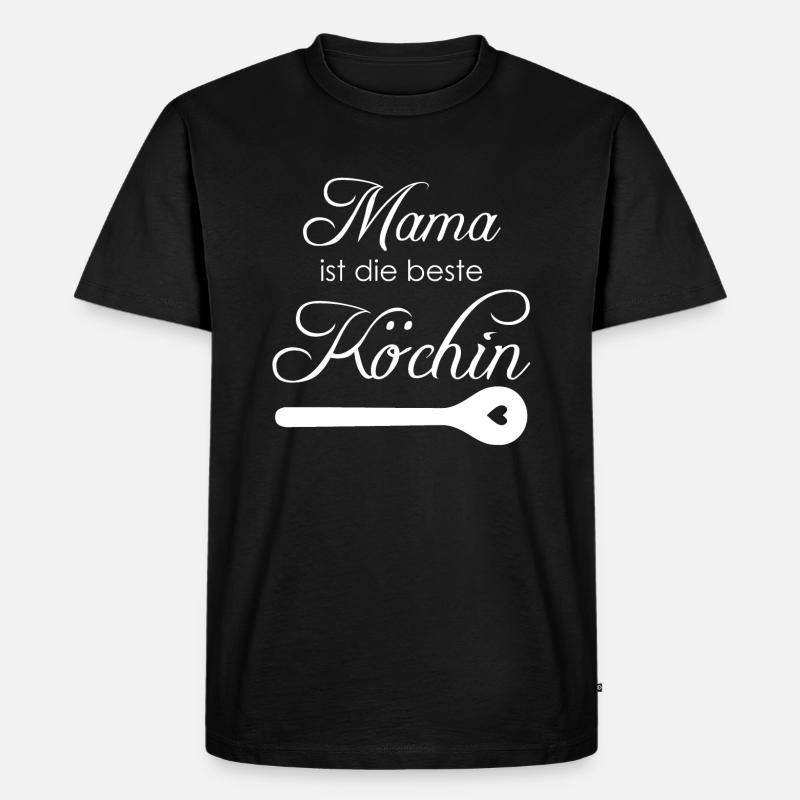 Mama - Männer Premium Bio T-Shirt - Schwarz