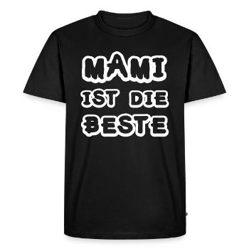 Mum - Men's Premium Organic T-Shirt - black - Front - Nico (187cm)