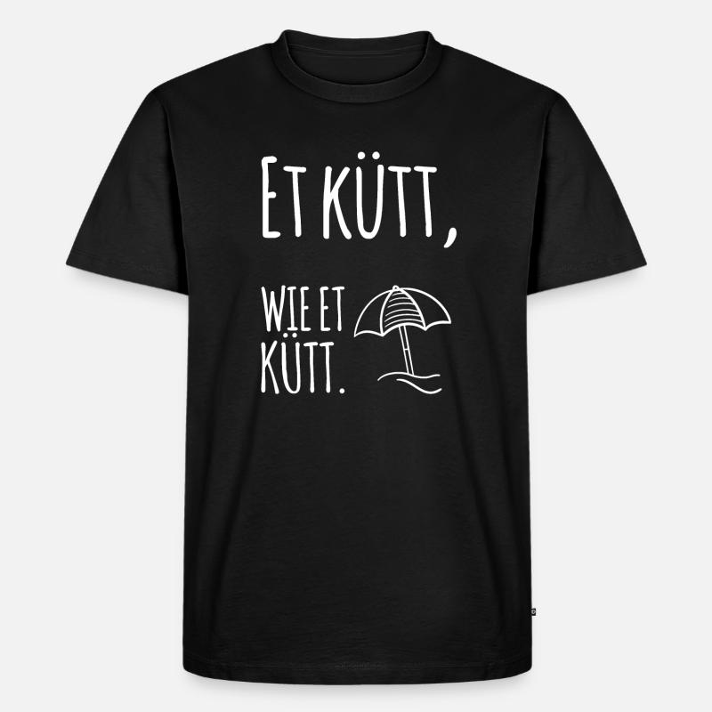 Köln - Männer Premium Bio T-Shirt - Schwarz