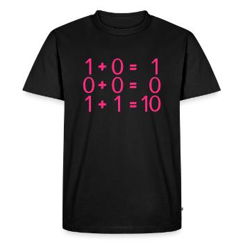 Computer science rules programmers - Men's Premium Organic T-Shirt - black - Front - Nico (187cm)