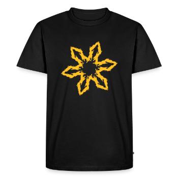 lancer étoiles - T-shirt Premium bio Homme - noir - Devant - Nico (187cm)